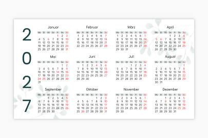 Taschenkalender - Schablone ID 635