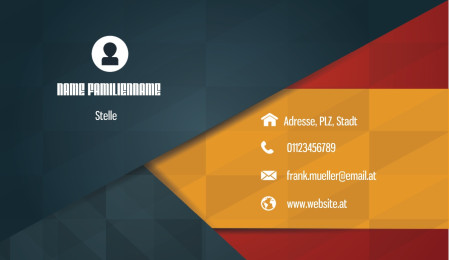 Visitenkarten - Schablone ID 11346