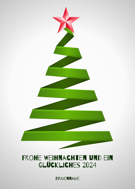 Weihnachtskarten - Schablone ID 11558
