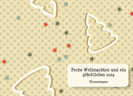 Weihnachtskarten - Schablone ID 11585