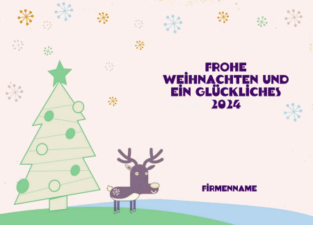 Weihnachtskarten - Schablone ID 11593