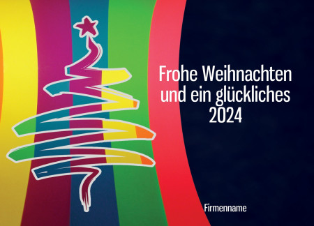 Weihnachtskarten - Schablone ID 11596