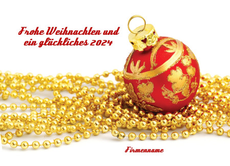 Weihnachtskarten - Schablone ID 11598