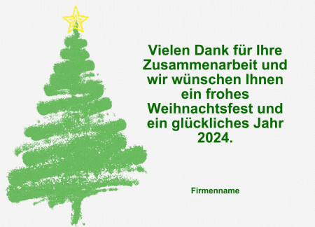 Weihnachtskarten - Schablone ID 11605