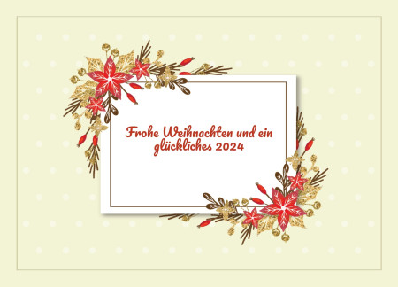 Weihnachtskarten - Schablone ID 11627