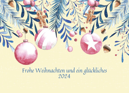 Weihnachtskarten - Schablone ID 11630