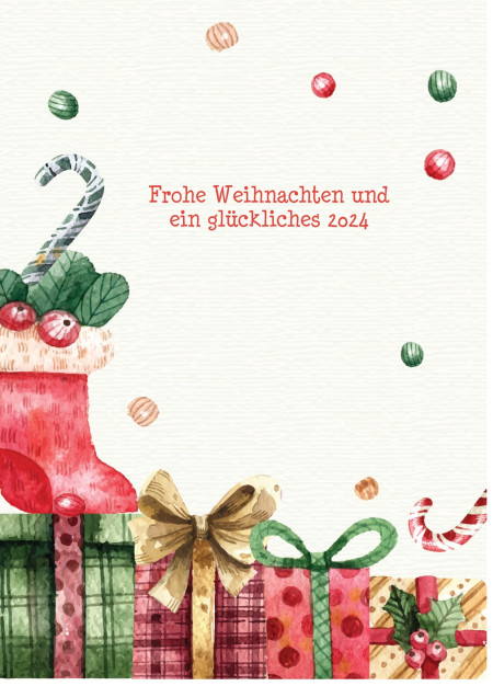 Weihnachtskarten - Schablone ID 11636