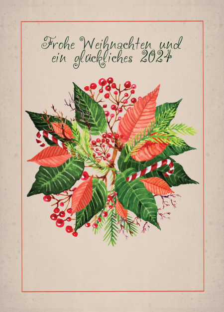 Weihnachtskarten - Schablone ID 11645