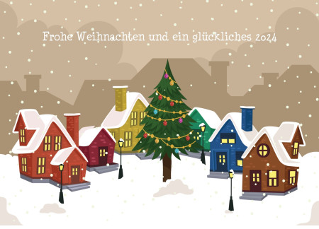Weihnachtskarten - Schablone ID 11651
