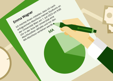 Abschluss Einladungskarten - Schablone ID 11690