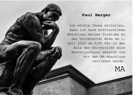 Abschluss Einladungskarten - Schablone ID 11702