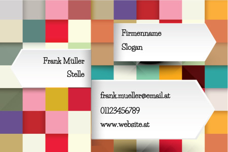 Visitenkarten - Schablone ID 11966