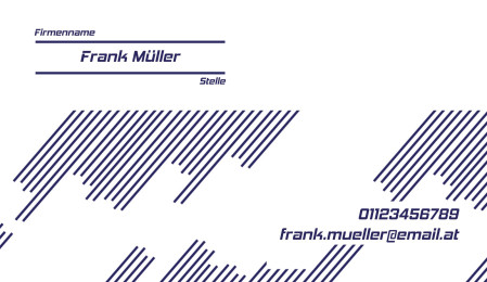 Visitenkarten - Schablone ID 12435