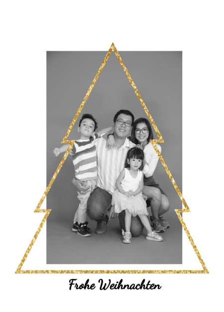 Weihnachtskarten - Schablone ID 12936