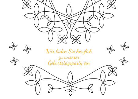 Partyeinladungen - Schablone ID 12992