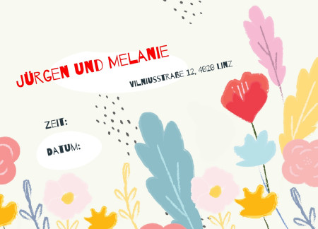 Hochzeitseinladungen - Schablone ID 13162