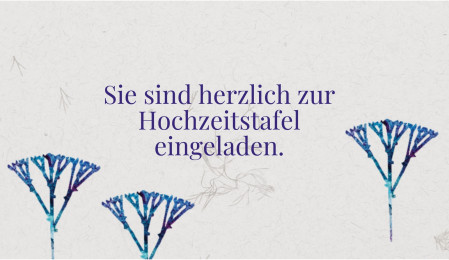 Einladungen zur Hochzeitsfeier - Schablone ID 13201