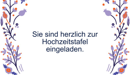 Einladungen zur Hochzeitsfeier - Schablone ID 13210