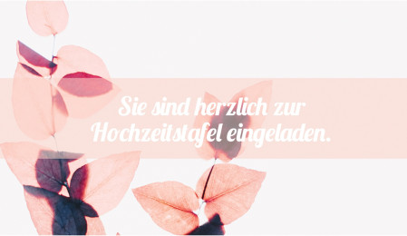 Einladungen zur Hochzeitsfeier - Schablone ID 13219