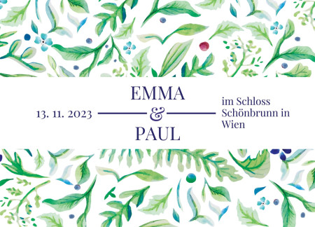 Hochzeitseinladungen - Schablone ID 13330