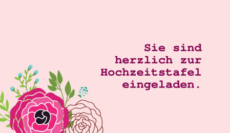 Einladungen zur Hochzeitsfeier - Schablone ID 13487