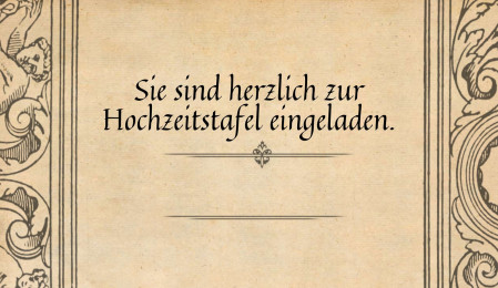 Einladungen zur Hochzeitsfeier - Schablone ID 13531