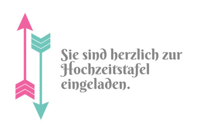 Einladungen zur Hochzeitsfeier - Schablone ID 13546