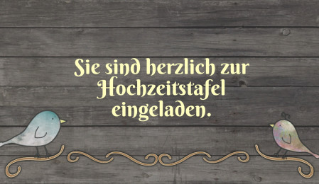 Einladungen zur Hochzeitsfeier - Schablone ID 13639