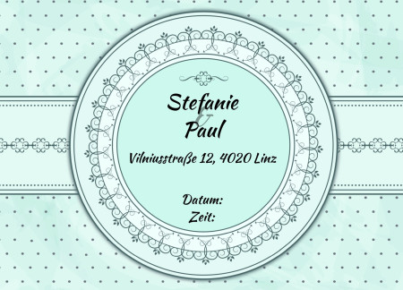 Hochzeitseinladungen - Schablone ID 13645