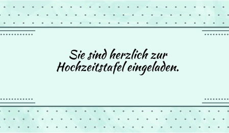 Einladungen zur Hochzeitsfeier - Schablone ID 13654