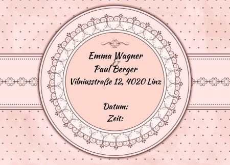 Hochzeitseinladungen - Schablone ID 13660