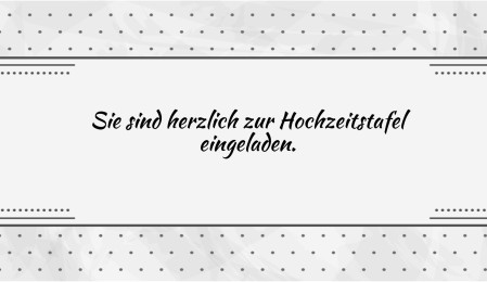 Einladungen zur Hochzeitsfeier - Schablone ID 13684