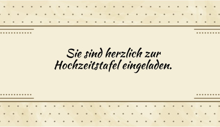 Einladungen zur Hochzeitsfeier - Schablone ID 13699