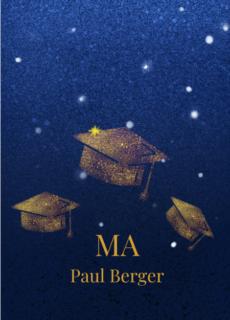 Abschluss Einladungskarten - Schablone ID 13968