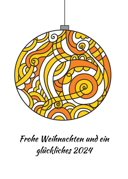 Weihnachtskarten - Schablone ID 16768