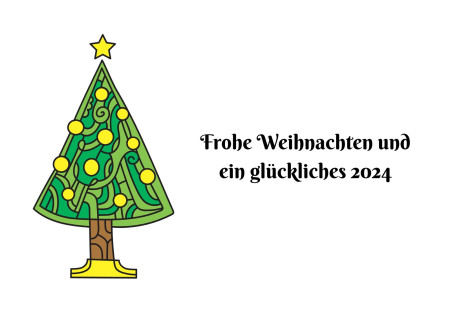 Weihnachtskarten - Schablone ID 16788