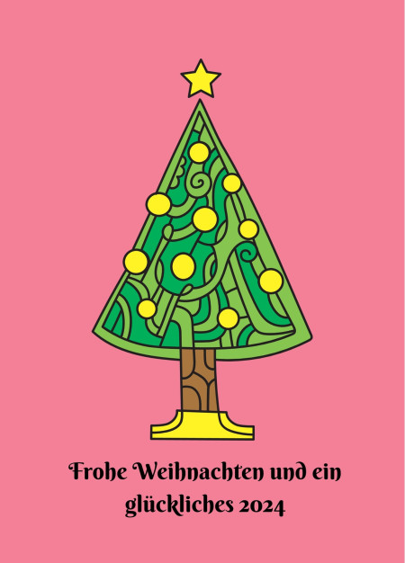 Weihnachtskarten - Schablone ID 16792