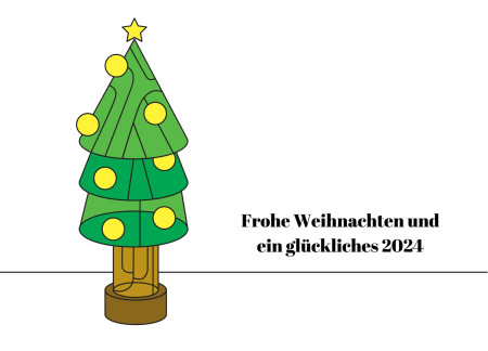 Weihnachtskarten - Schablone ID 16816