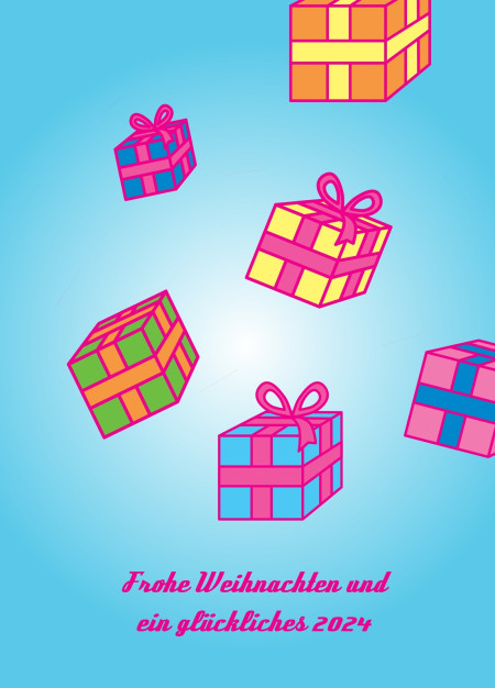 Weihnachtskarten - Schablone ID 16844