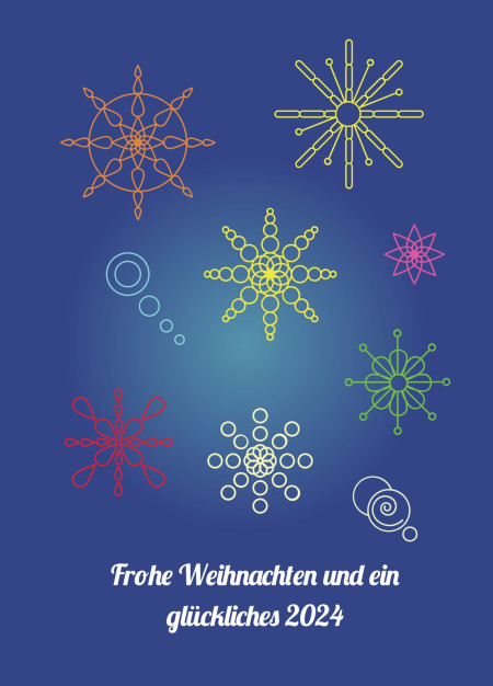 Weihnachtskarten - Schablone ID 16852