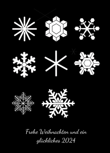 Weihnachtskarten - Schablone ID 16860