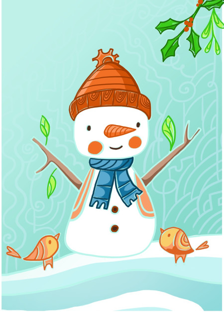 Weihnachtskarten - Schablone ID 16872