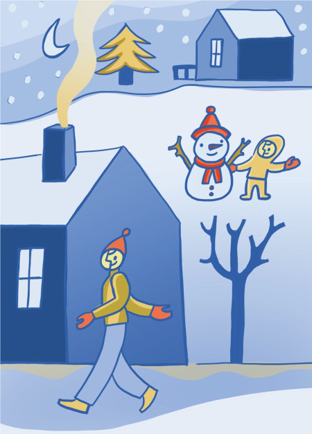 Weihnachtskarten - Schablone ID 16884