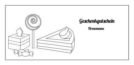Gutscheine - Schablone ID 17140