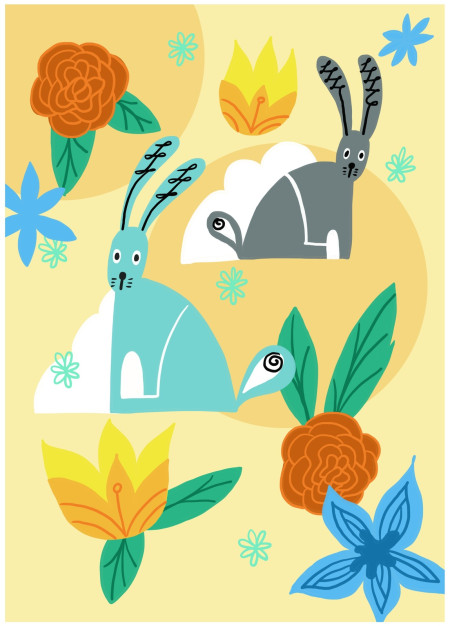 Postkarten - Schablone ID 17399