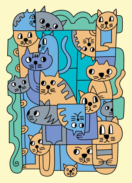 Postkarten - Schablone ID 17403